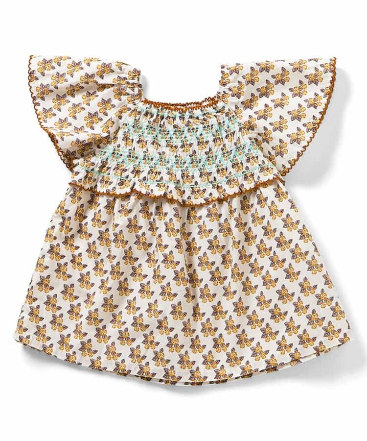 エスニック柄ブラウス