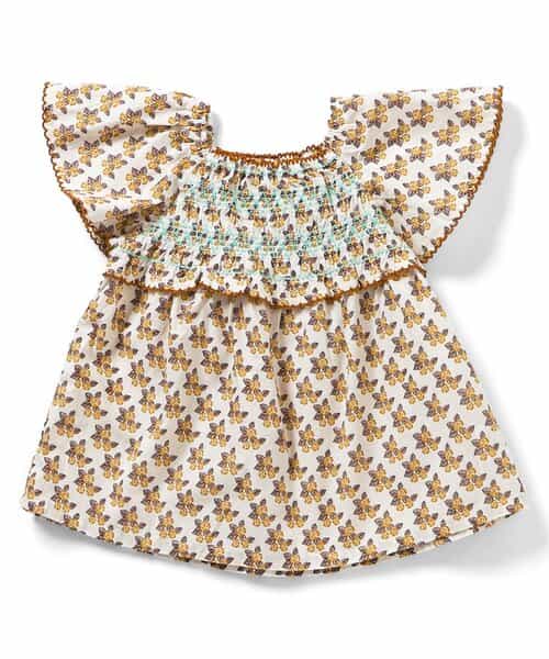 エスニック柄ブラウス