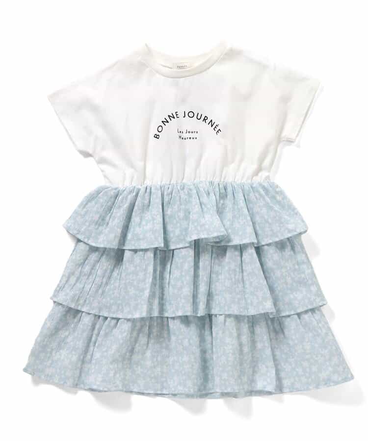 ティアードドッキングワンピース