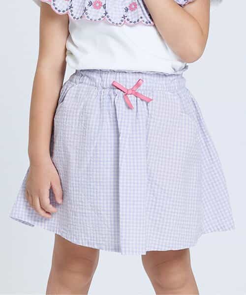 ★SALE★【リンク】ガーリーチェック インパンツ付きスカート