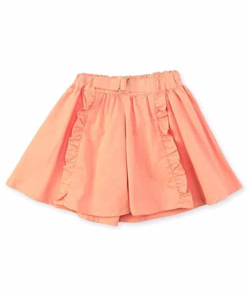 ☆SALE☆たっぷりフレアのキュロットパンツ ショート丈（S223015