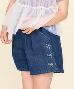 ☆SALE☆リボン刺繍ショートパンツ(S223055)|SERAPH(セラフ ☆SALE☆リボン刺繍ショートパンツ(S223055)|SERAPH(セラフ
