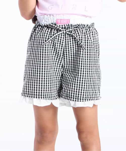 ☆2/10(火)お昼12:59まで3点10％OFF☆インして可愛い！フリルドッキングショートパンツ