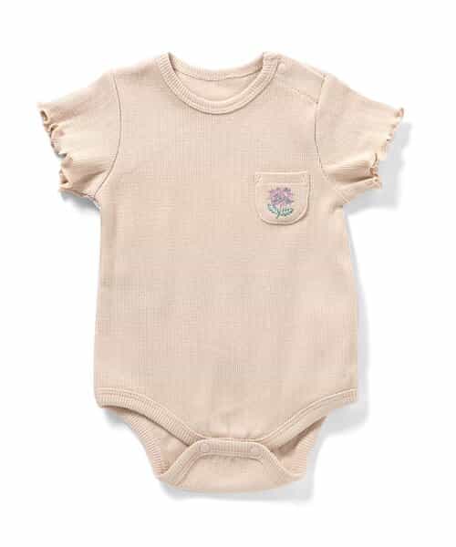 ★SALE★あじさい刺繍 ベビーボディスーツ