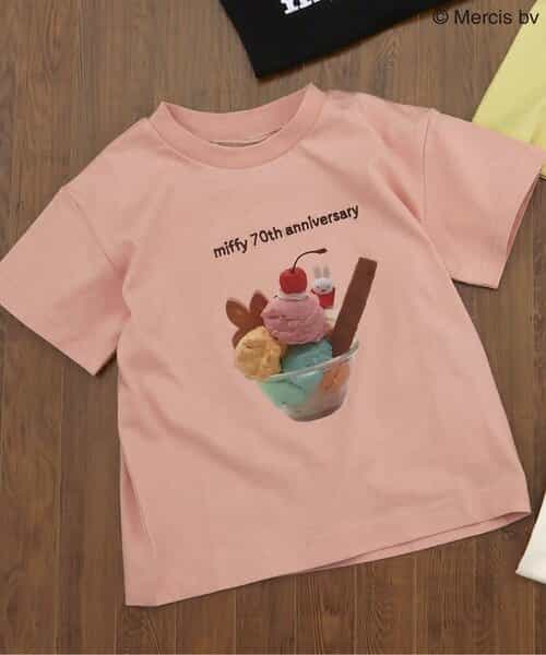 Miffy ミッフィー プリントTシャツ 70周年デザイン ホワイト