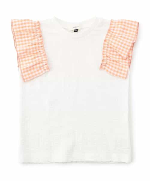 ★SALE★袖フリルガーリータンクトップ