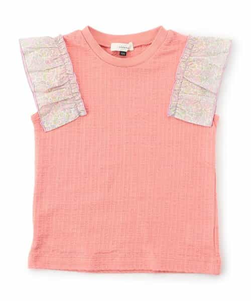 ★SALE★袖フリルガーリータンクトップ