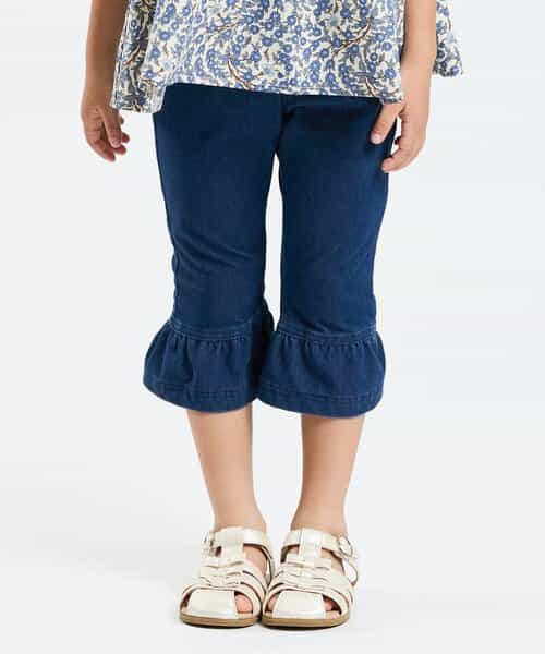 ★SALE★【接触冷感】ひんやりカプリパンツ  8分丈