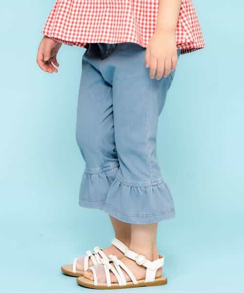 ★SALE★【接触冷感】ひんやりカプリパンツ  8分丈