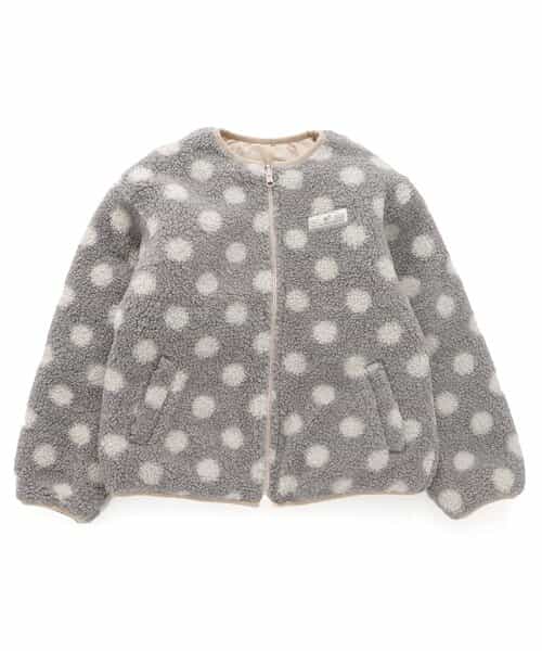 ☆SALE☆ボア×タフタ両面ポケット付きリバーシブルアウター