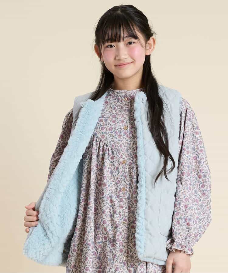 ☆SALE☆リバーシブルファーベスト ジュニア（S403024）|SERAPH