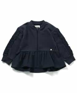 トップスとしても使える袖フリルブルゾン