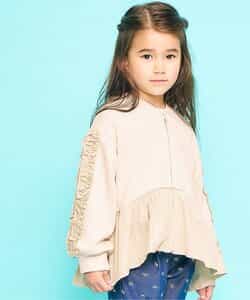 ★SALE★トップスとしても使える袖フリルブルゾン