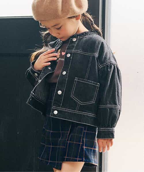 ふんわり袖のデニムジャケット