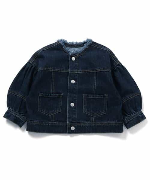 ふんわり袖のデニムジャケット