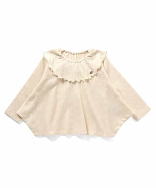 ラッフルカラーイレヘムTシャツ