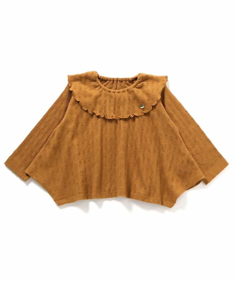 ラッフルカラーイレヘムTシャツ