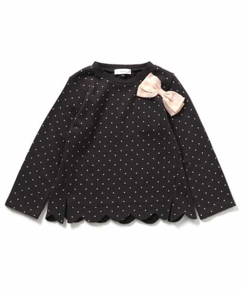 リボンスカラップTシャツ