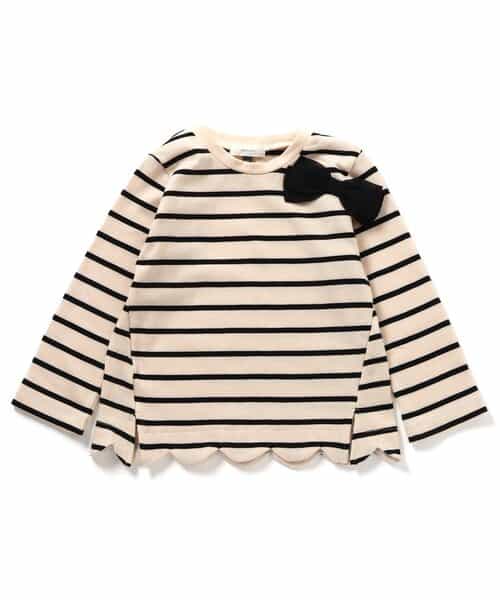 リボンスカラップTシャツ
