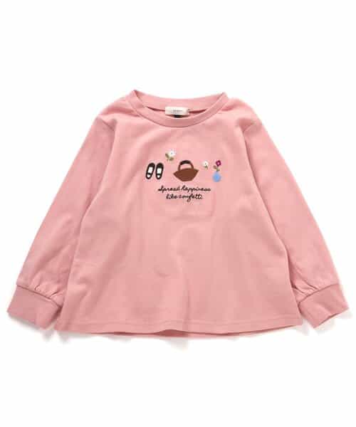 刺繍モチーフTシャツ
