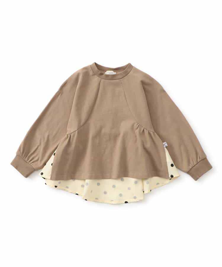 ギャザーたっぷり イレヘムデザイントップス_932192