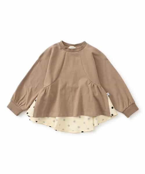 ギャザーたっぷり イレヘムデザイントップス