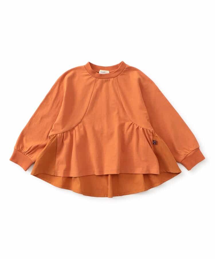 ギャザーたっぷり イレヘムデザイントップス_932196