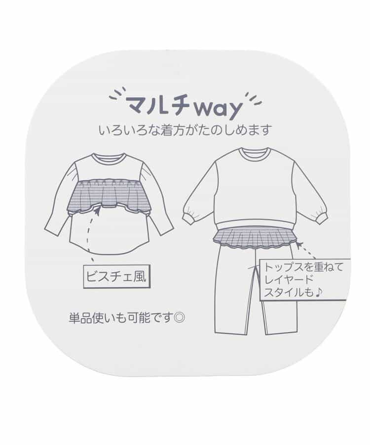 【マルチWAY】チュールリバーシブル アレンジセットトップス_938534