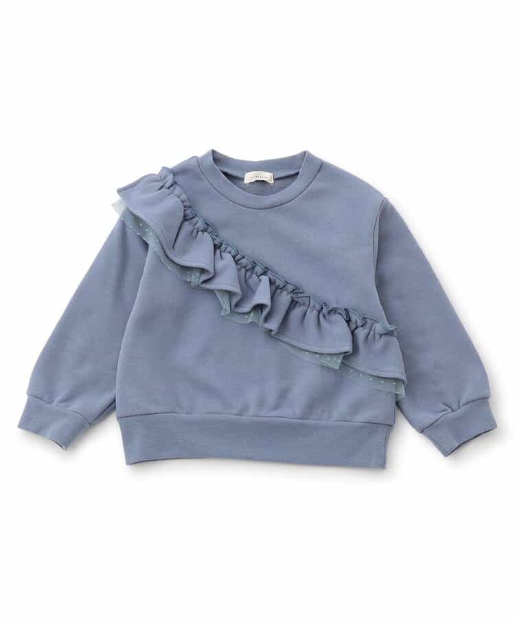 カラバリフリルトレーナー