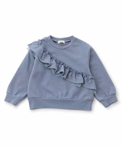 カラバリフリルトレーナー