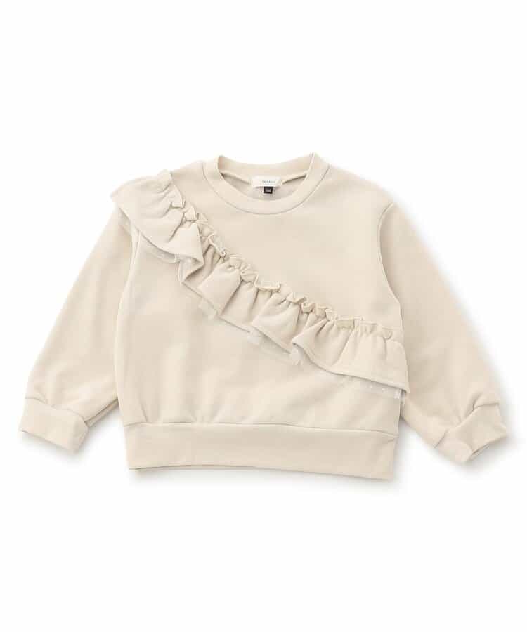 カラバリフリルトレーナー