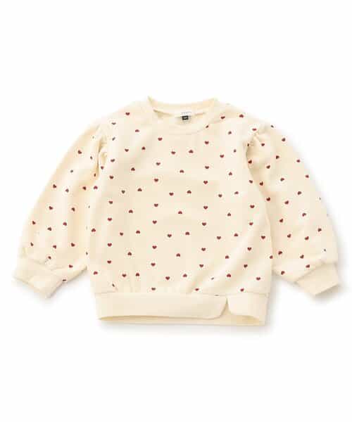 袖ふんわり総柄トレーナー