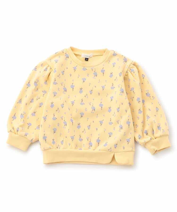 袖ふんわり総柄トレーナー