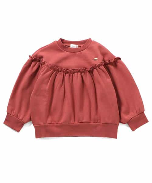 裏シャギーフリルトレーナー