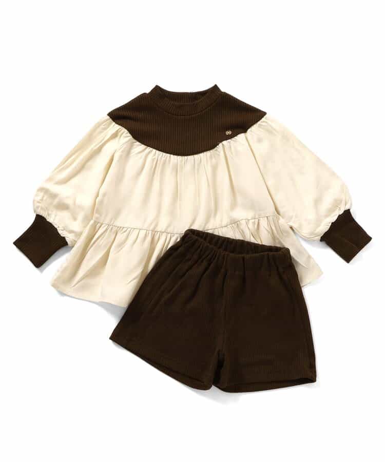 ティアードデザインセットアップ  ショート丈_938540