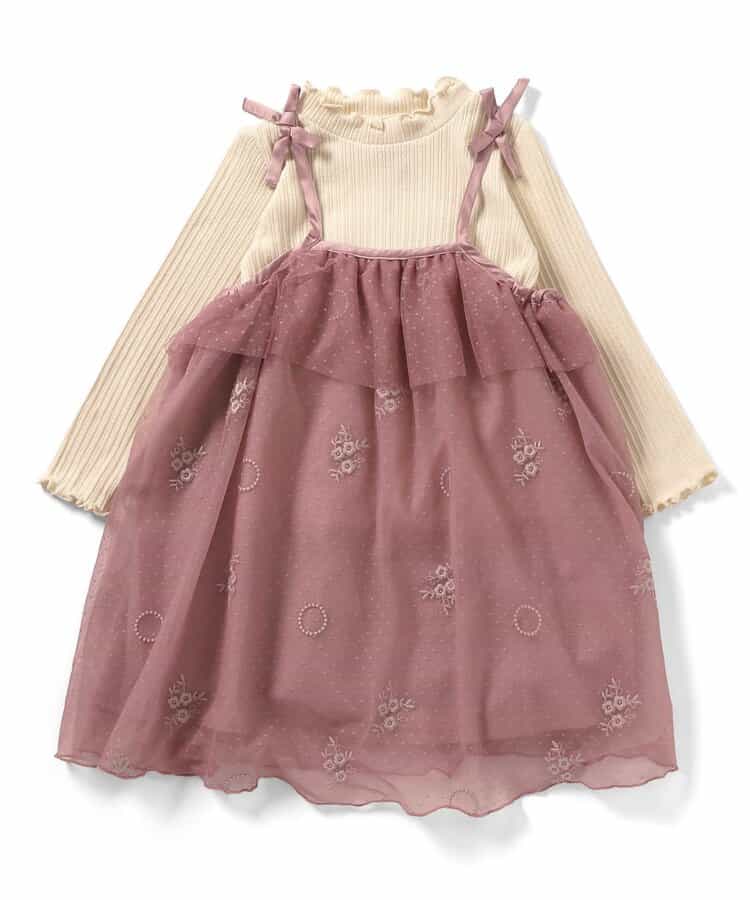 yori プードルフードジレ　ベスト　ベビーピンク yori プードルフードジレ ベスト ベビーピンク yori プードル