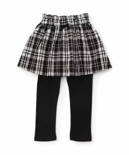 レギンス付きスカート  10分丈