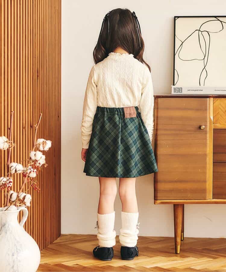トラッドフレアチェックスカート_933205