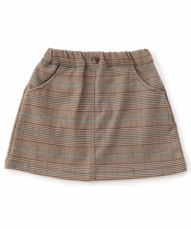 スクエアミニスカート  ショート丈