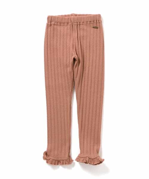 針抜きテレコレギンス  10分丈