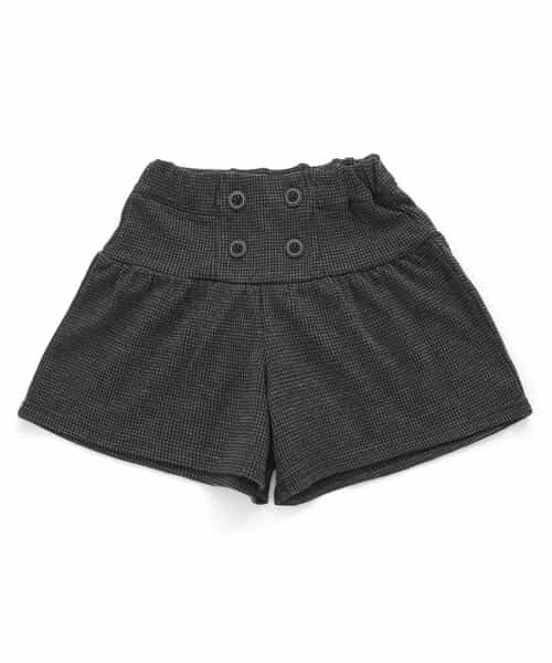 ★SALE★ボタンデザインカットソーキュロットパンツ ショート丈
