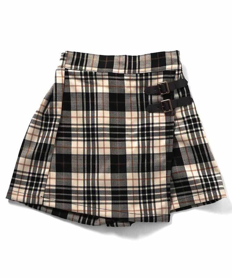 ロンドンガール風スカートパンツ  ショート丈