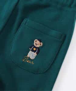 ワンポイント刺繍もちもちレギンス  10分丈_931465