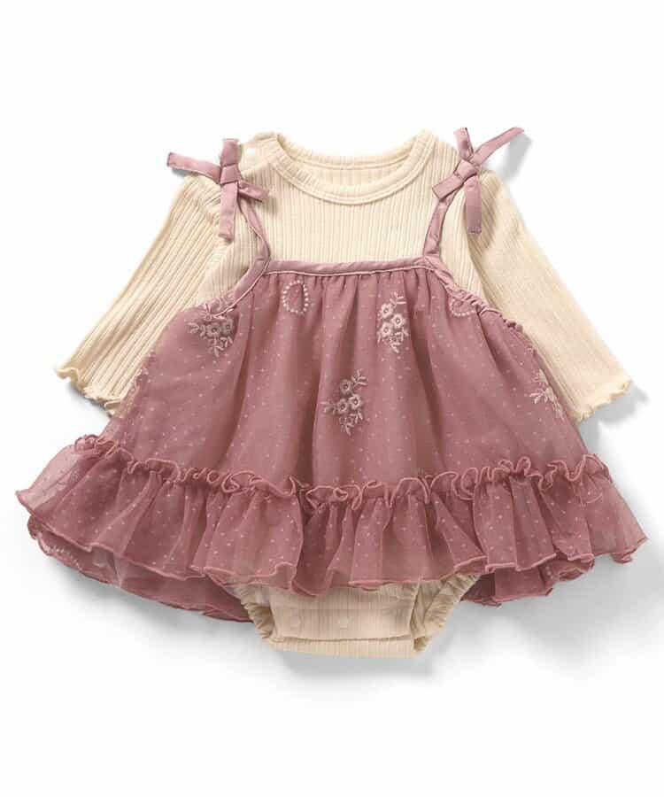 【リンク】チュールドッキングカバーオール