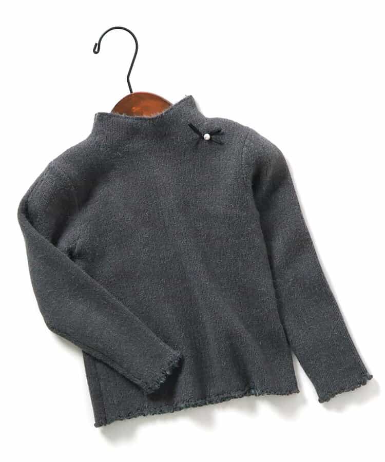 ★SALE★あったか裏起毛リブセーター_マシンウォッシャブル