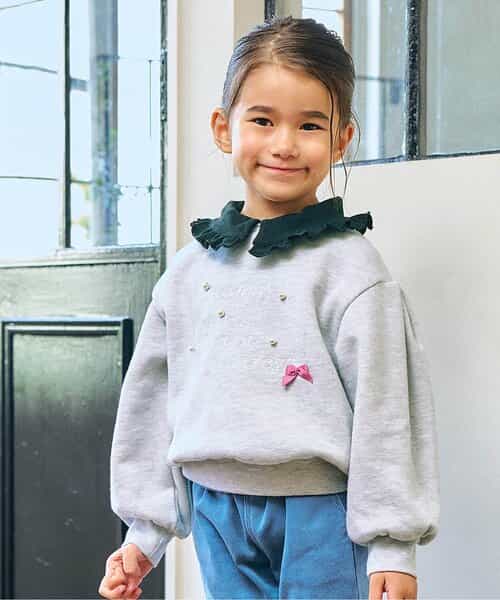 襟付トレーナー