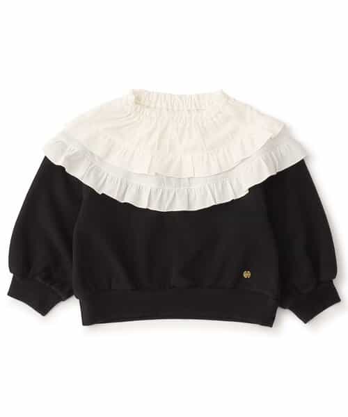 襟フリルトレーナー