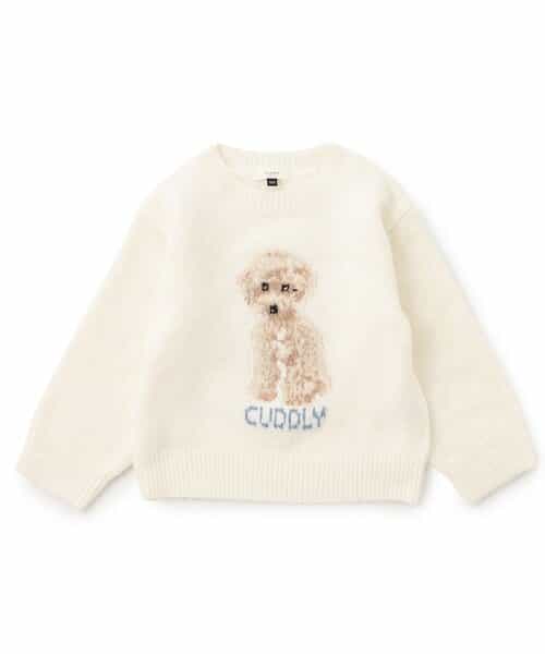 シャギーモチーフセーター_マシンウォッシャブル