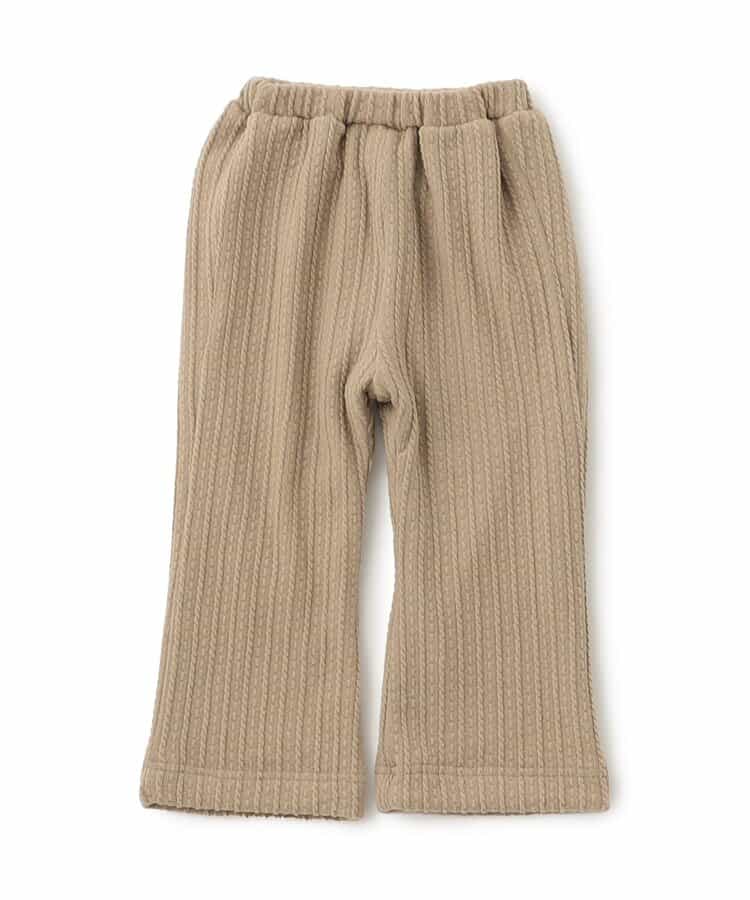 あったか二重フレアパンツ 10分丈