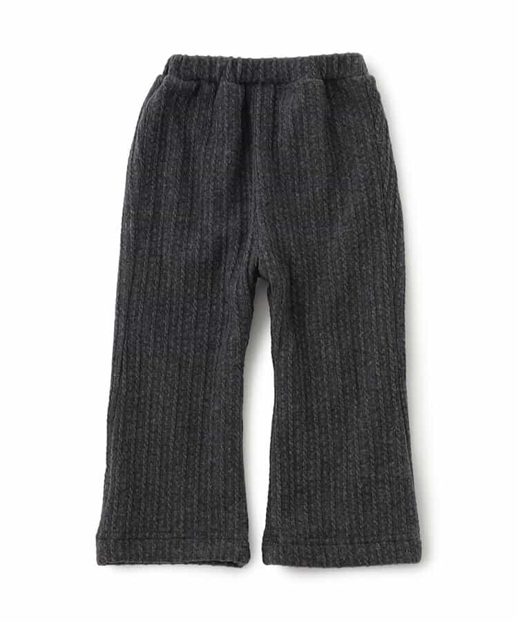 あったか二重フレアパンツ 10分丈